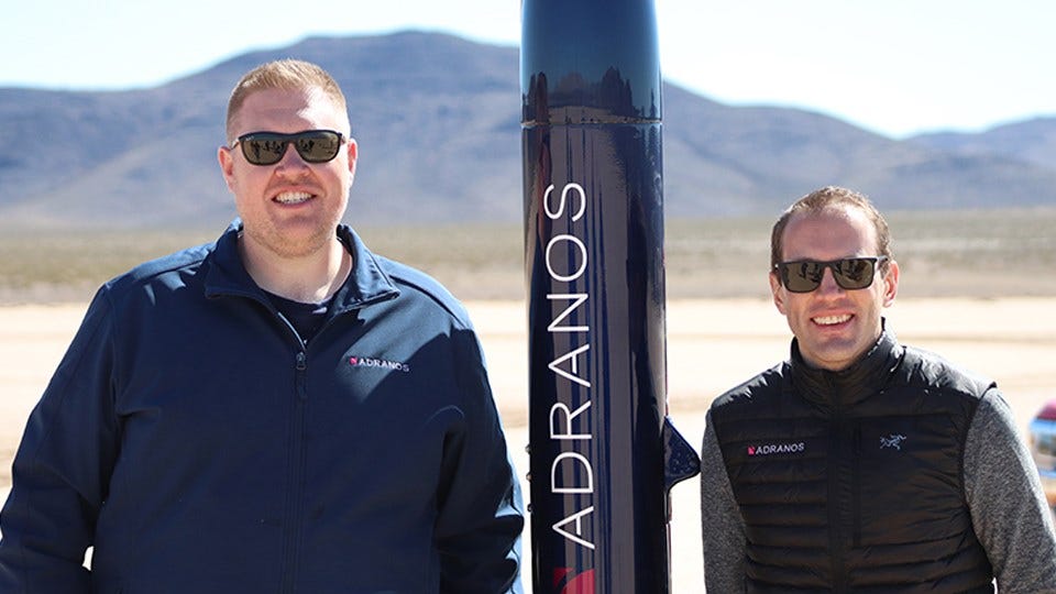 Adranos founders Brandon Terry and Chris Stoker. (image provided)