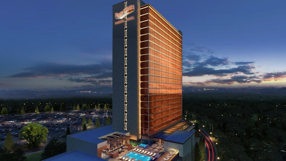 Artist rendering of Four Winds Casino Hotel in South Bend. (photo provided)