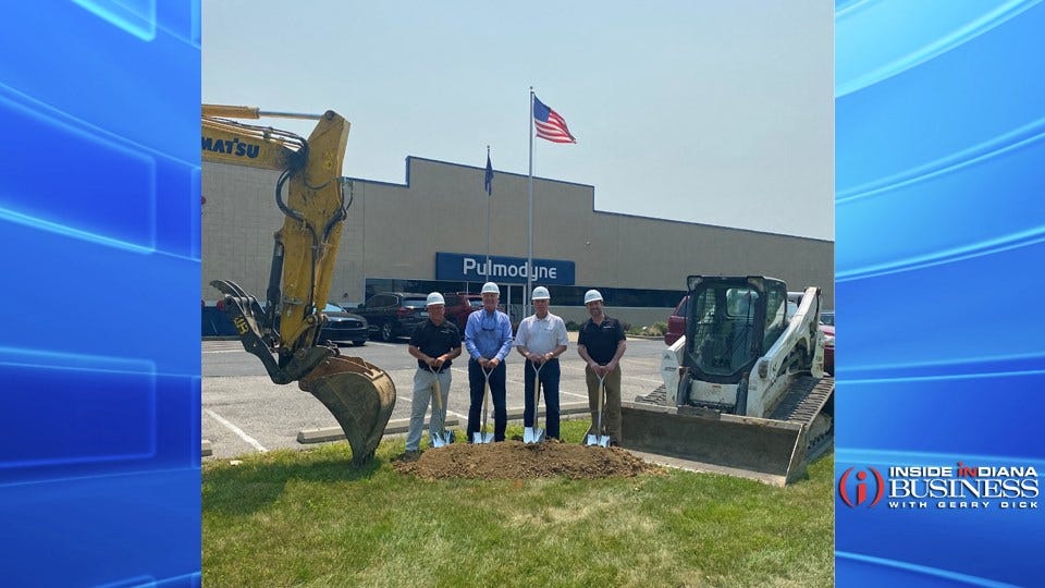 Executives from Pulmodyne break ground on a 35,000 square foot warehouse. (photo courtesy: Pulmodyne Inc)