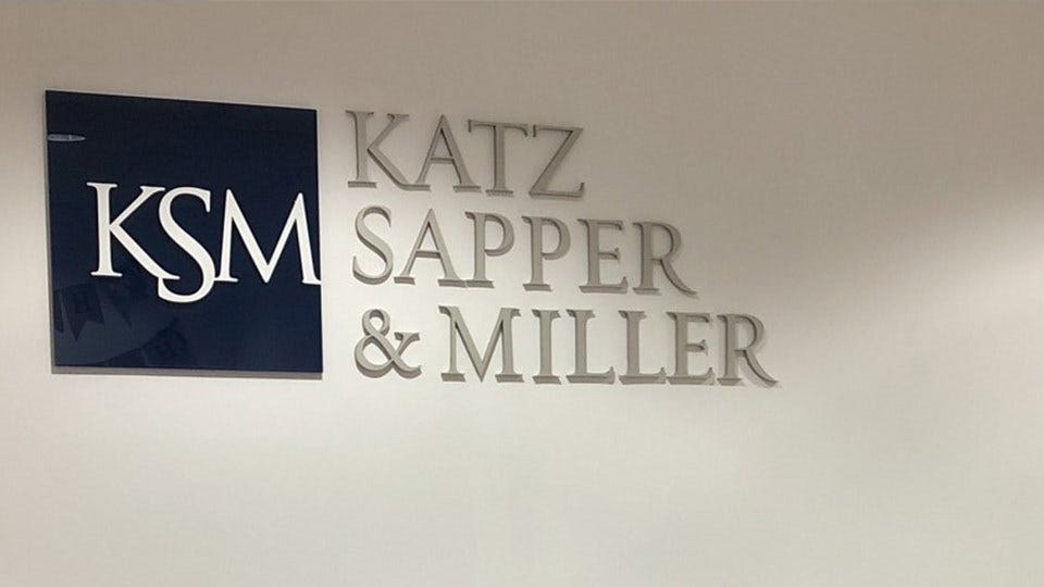 Katz Sapper & Miller Sign