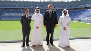 Eric Holcomb Brad Chambers Qatar Visit