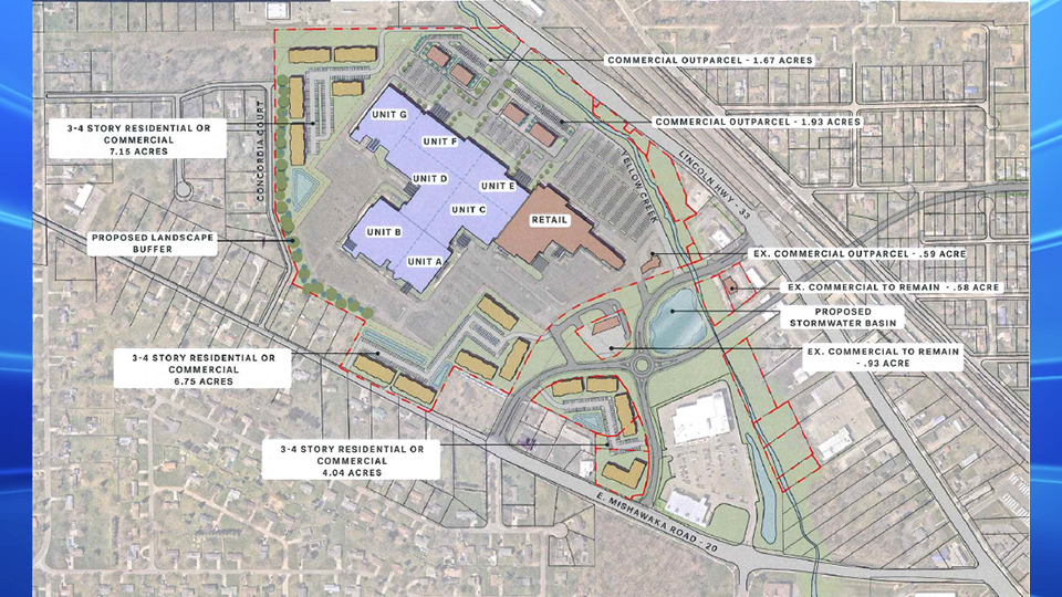 Concord Mall Redevelopment Map 
