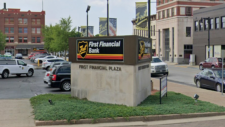 First Financial Bank Sign 