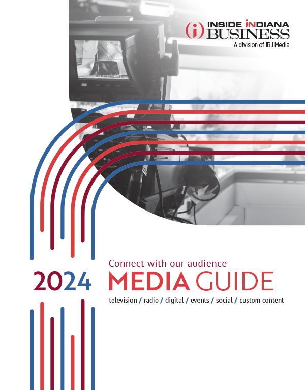 Cover of Inside Indiana Business's 2024 Media Guide