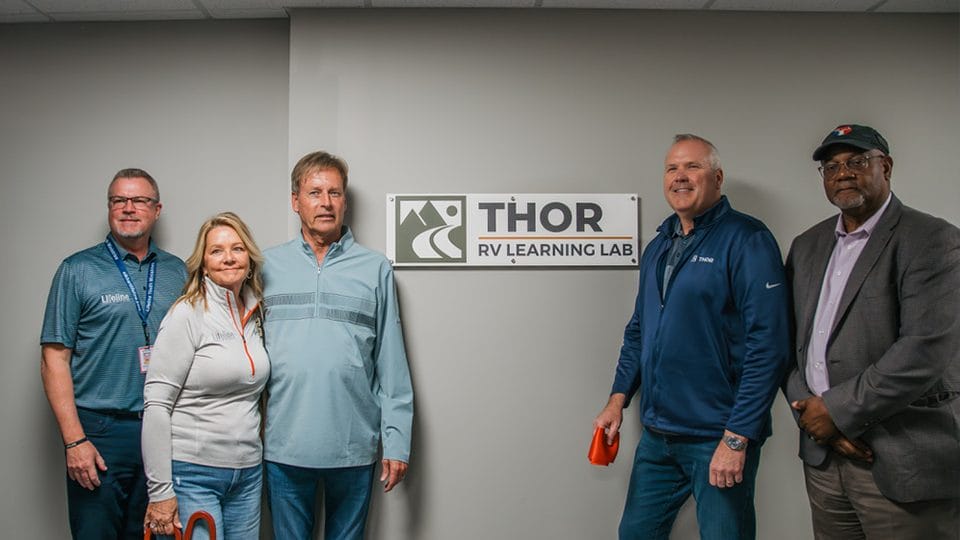 Lifeline Youth Ministries expands vocational training with Thor RV Learning Lab
