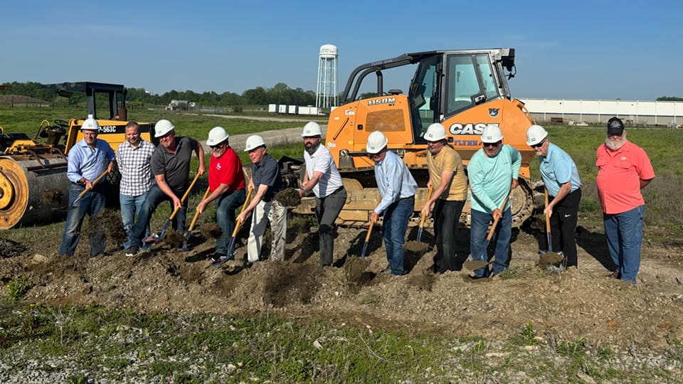 Work begins on shell building at Mitchell Industrial Park
