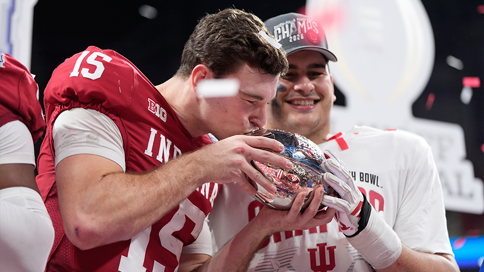 Fernando Mendoza hopes to cap an incredible journey with IU’s 1st national title