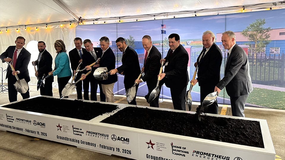 Construction begins on defense manufacturing site in Bloomfield