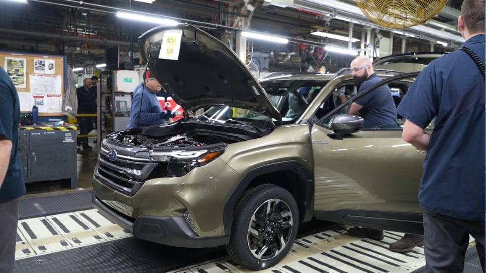 ‘Significant milestone’: Subaru of Indiana begins Forester Hybrid production