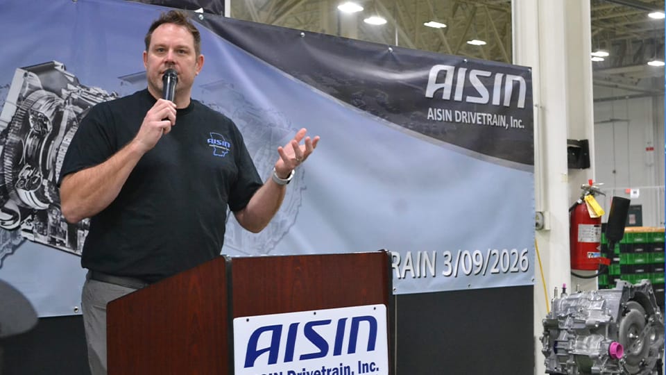 Aisin Drivetrain begins production on Mazda transmissions in Crothersville