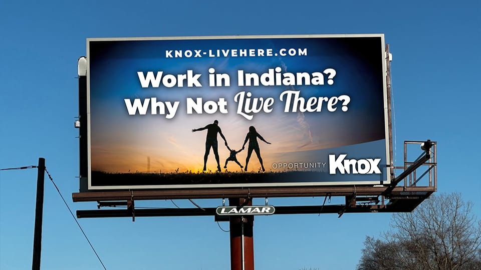 Knox County expands talent relocation campaign with Illinois billboards, national ads