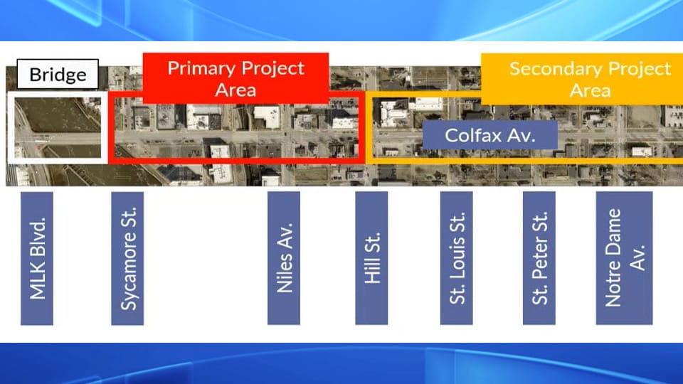 South Bend RDC approves $7.8M for streetscape, pedestrian bridge projects