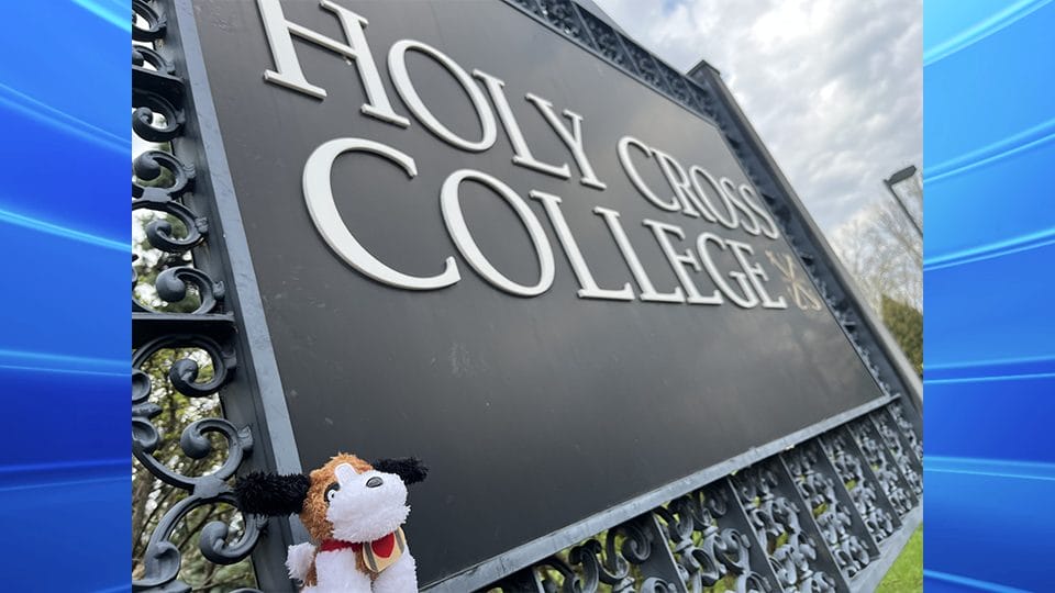 Holy Cross College student’s garden dream takes root on annual giving day