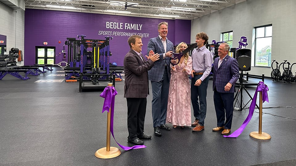 UE cuts ribbon on renovated athletic center following trustee gift