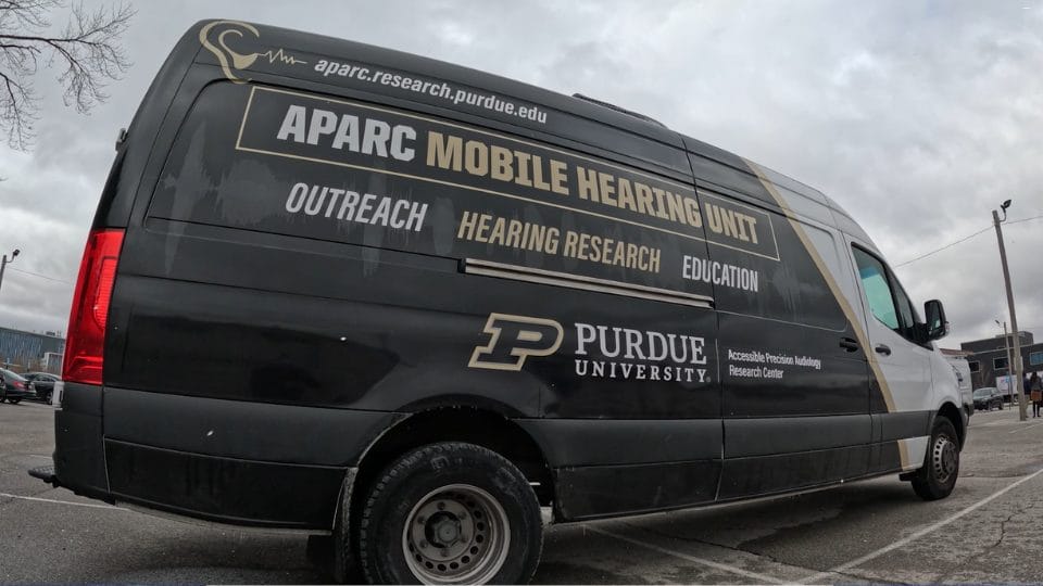 Purdue unveils mobile audiology van