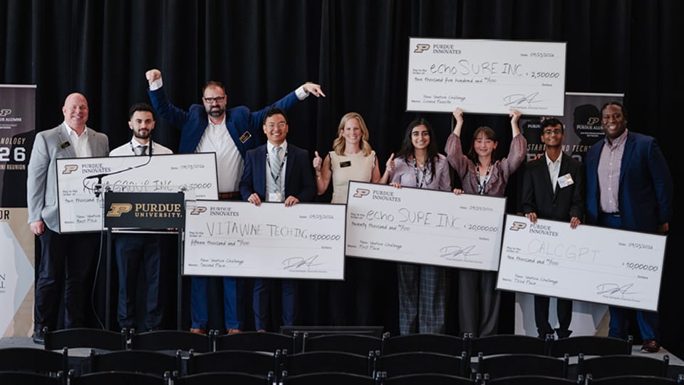 Student startups win cash in Purdue’s New Venture Challenge