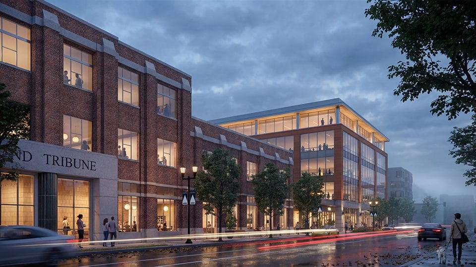 Developer taps Gensler to design Colfax Corner project in South Bend