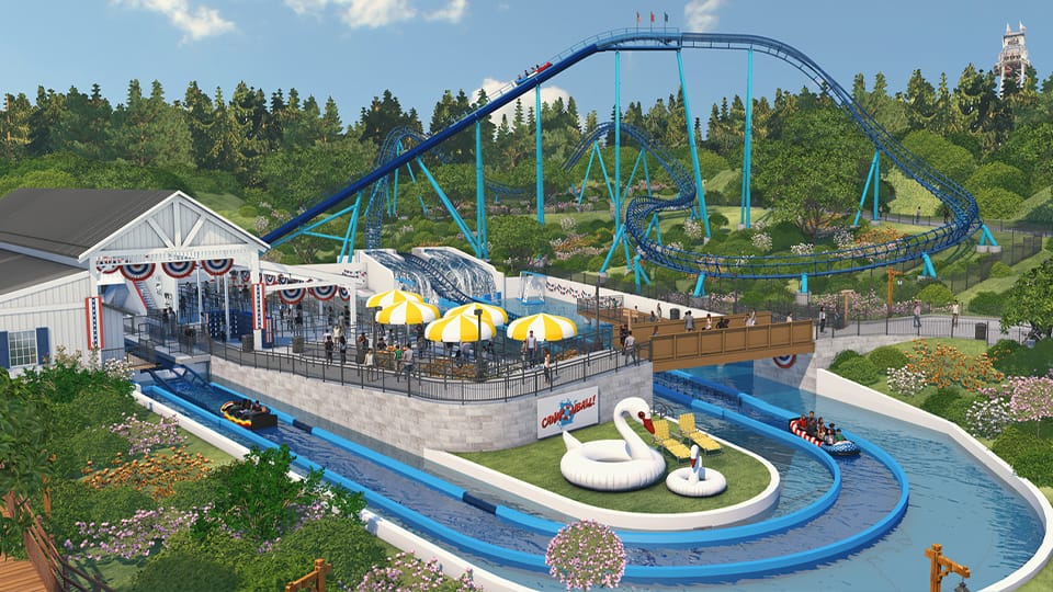Holiday World unveils ‘Cannonball!’ water roller coaster
