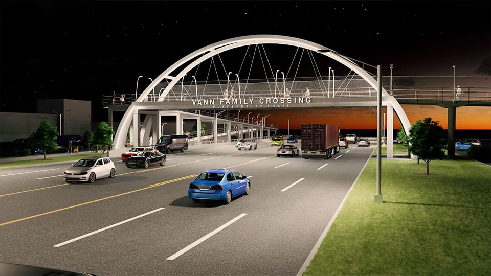 Construction contract approved for $7M Fort Wayne pedestrian bridge